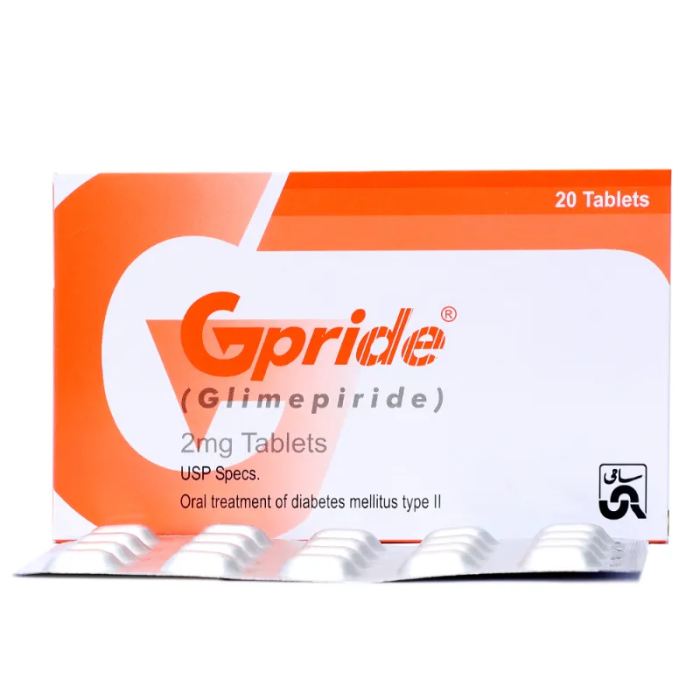 Gpride 2mg Tablets