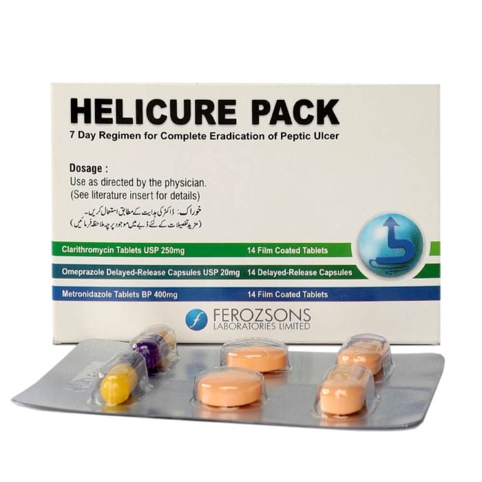 Helicure 250mg Tablets