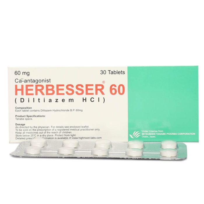Herbesser 60mg Tablets