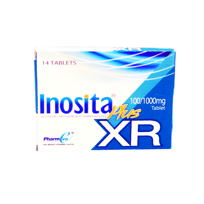 Inosita Plus Xr 100mg 1000mg Tablets 14s