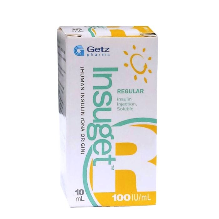 Insuget R 100iu Ml Inj