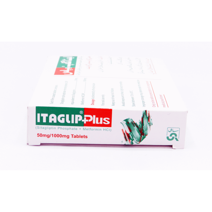 Itaglip Plus 50mg 1000mg Tablets