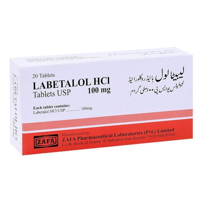 Labetalol Hcl 100mg Tablets
