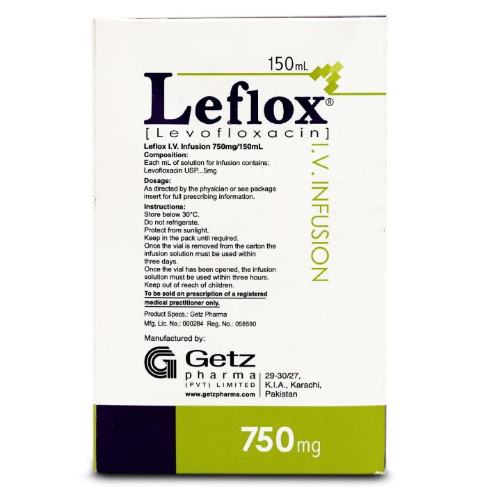 Leflox Inj 750mg Iv