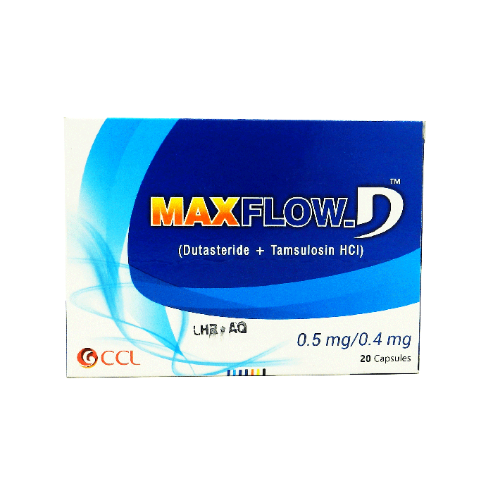 Maxflow D 0.5mg 0.4mg Capsules