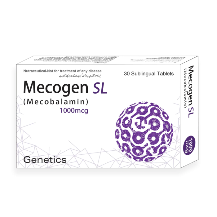 Mecogen Sl 1000mcg Tablets