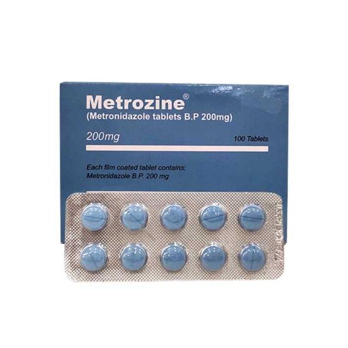Metrozine 200mg Tablets