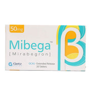 Mibega 50mg Tablets.