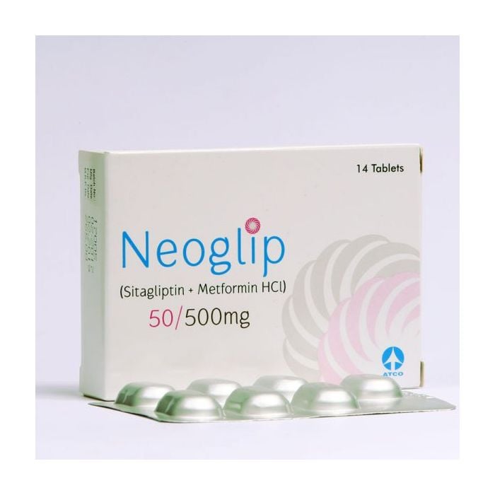 Neoglip 50mg 500mg Tablets
