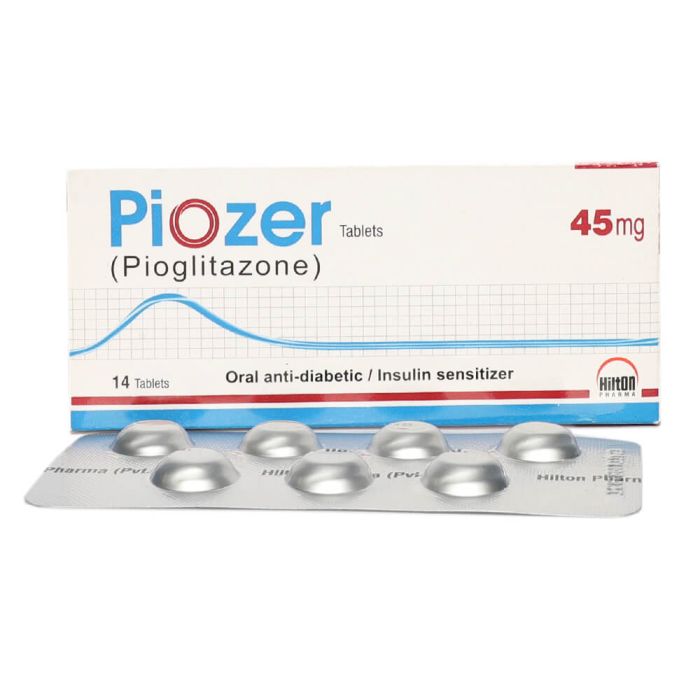 Piozer 45mg Tablets