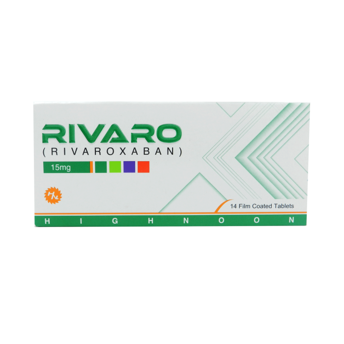 Rivaro 15mg Tablets 14s