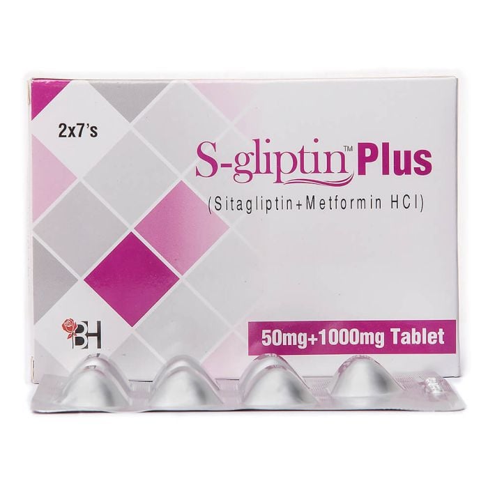 S Gliptin Plus 50mg 1000mg Tablets