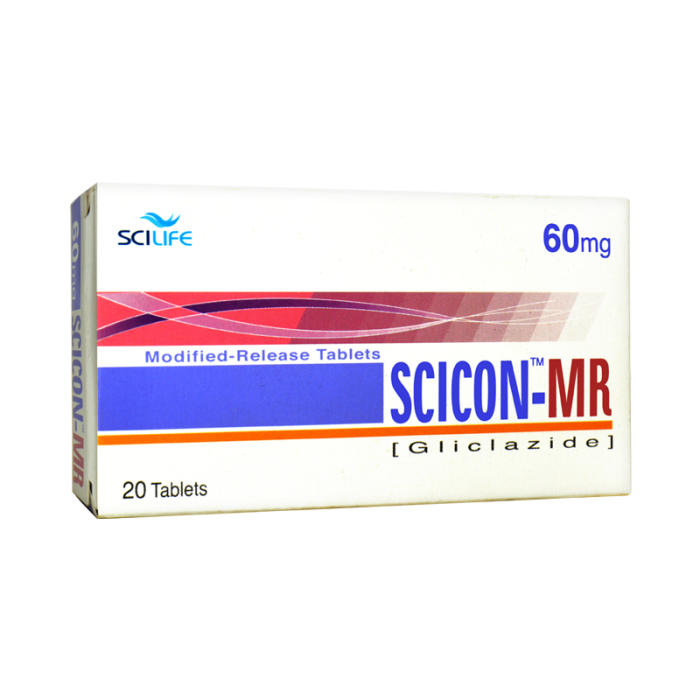 Scicon Mr 60mg Tablets.