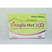 Sitaglu Met Xr 50 1000mg Tablets
