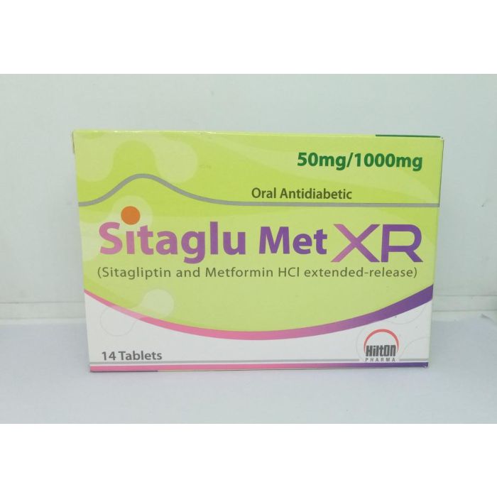 Sitaglu Met Xr 50 1000mg Tablets