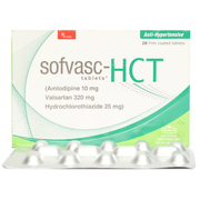 Sofvasc Hct 10mg 320mg 25mg Tablets