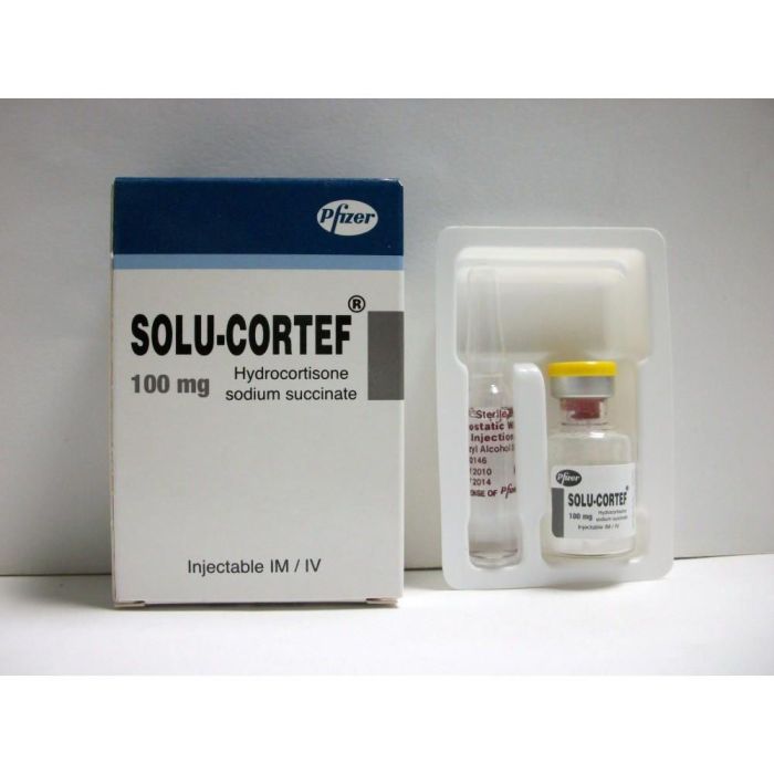 Solu Cortef 100mg Inj