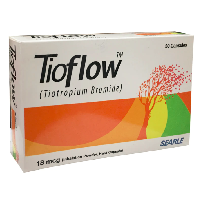 Tioflow 18mcg Capsules 30s