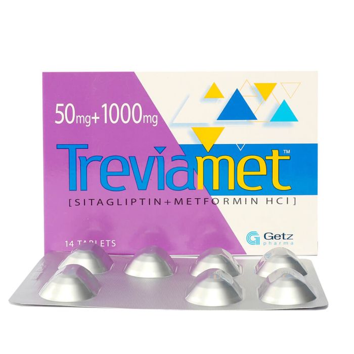 Treviamet 50mg 1000mg Tablets