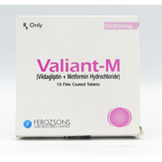 Valiant M 50mg 850mg Tablets 10s