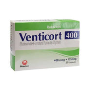 Venticort 400mcg+12mcg Capsules 30s