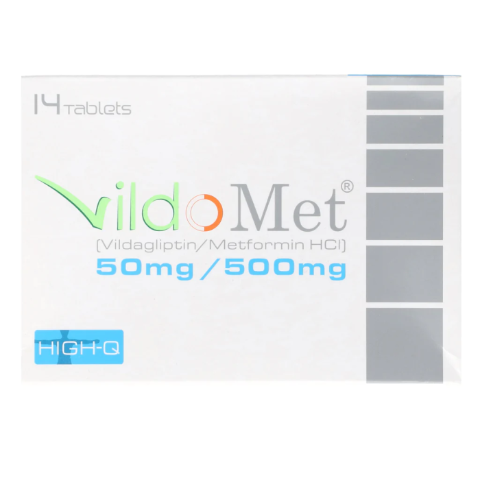 Vildomet 50 500mg Tablets