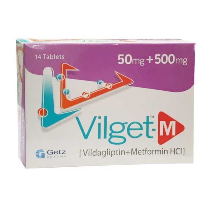 Vilget M 50mg 500mg Tablets